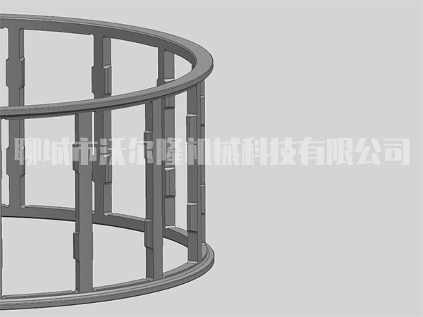 Cylindrical roller bearing retainer